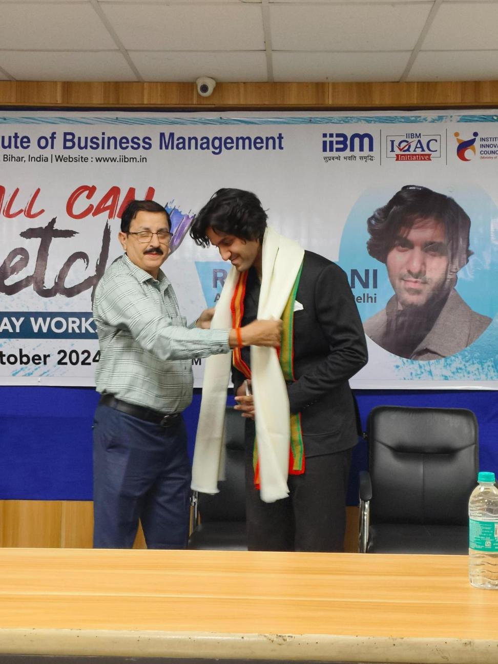 Rahul Soni Conducts “All Can Sketch” Workshop for PGDM, BBA, BCA & MAMC Students at IIBM and ZHI Patna